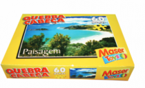 JOGO QEUBRA CABECA  PAISAGEM 60 PC - Distribuidora 12 de Outubro