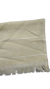 TOALHA VISITA P/ BORDAR 21 X 30 CREME - Distribuidora 12 de Outubro