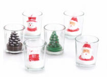 CASTICAL COPO VIDRO VELA DECOR - Distribuidora 12 de Outubro