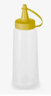 BISNAGA PARA MOLHOS 250ML AMARELA ECO - Distribuidora 12 de Outubro