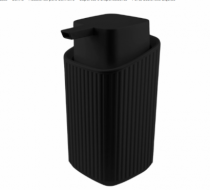 PORTA-SABONETE LIQUIDO 0,4L PRETO - Distribuidora 12 de Outubro