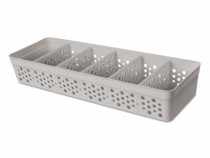 CESTO C 5 DIVISORIAS G CINZA CLARO - Distribuidora 12 de Outubro