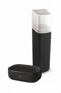 KIT VIAGEM BANHEIRO PRETO - Distribuidora 12 de Outubro