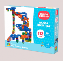 BLOCOS DE MONTAR RAMPA DIVERTIDA 112 PCS - Distribuidora 12 de Outubro