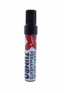 MARCADOR PERMANENTE JUMBO PRETO - Distribuidora 12 de Outubro