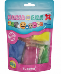 MASSA EVA 50G 10 C - Distribuidora 12 de Outubro