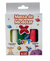 MASSA MODELAR 65GR 6 C - Distribuidora 12 de Outubro