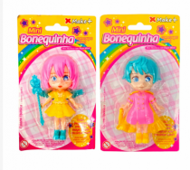MINI BONEQUINHA COM ROUPA MOVEL III - Distribuidora 12 de Outubro