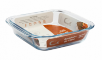 ASSADEIRA DE VIDRO QUADRADA 90ML - Distribuidora 12 de Outubro