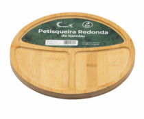 PETISQUEIRA DE BAMBU REDONDA - Distribuidora 12 de Outubro