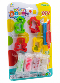 KIT DE MASSINHAS ANIMAIS 4 CORES - Distribuidora 12 de Outubro
