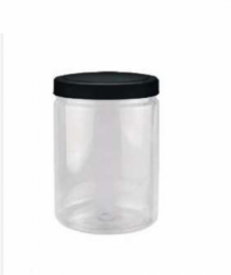 POTE SLIM 1 L TAMPA PRETA - Distribuidora 12 de Outubro