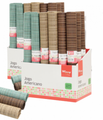 JOGO AMERICANO 30X45CM PVC - Distribuidora 12 de Outubro
