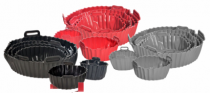 KIT 6 FORMAS SILICONE 6 9 11 14 16 20CM - Distribuidora 12 de Outubro