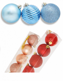 BOLA DECOR NALI SORT 9 PCS - Distribuidora 12 de Outubro