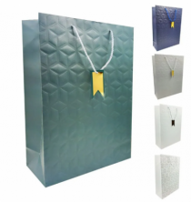 SACOLA 32X26X10CM SORTIDA PAPEL - Distribuidora 12 de Outubro