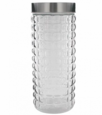 POTE 2000ML VIDRO E INOX - Distribuidora 12 de Outubro