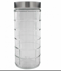 POTE 2000ML VIDRO E INOX - Distribuidora 12 de Outubro
