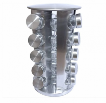 P.TEMPEROS INOX 20 POTES - Distribuidora 12 de Outubro