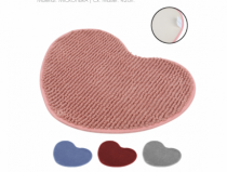 TAPETE LINHA SOLFT BALL HEART C ANTID 45X55CM - Distribuidora 12 de Outubro