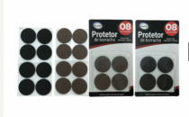 PROTETOR PARA MOVEIS DE BORRACHA EVA REDONDO - Distribuidora 12 de Outubro