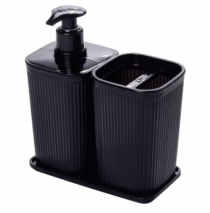 KIT BANHO PRETO - Distribuidora 12 de Outubro