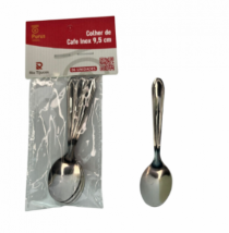 COLHER INOX C/6 - 9,5 CM - Distribuidora 12 de Outubro