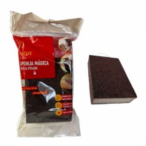 ESPONJA MAGICA LIMPEZA PESADA 10X7X2,5 CM - Distribuidora 12 de Outubro