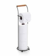 SUPORTE CHAO P/ 4 PAPEL HIGIENICO BLACK ECO D - Distribuidora 12 de Outubro