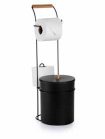 SUP CHAO P/PAP HIG C/LIXEIRA C TP 5 LTS  BLAC - Distribuidora 12 de Outubro