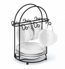 SUPORTE PARA XICARA DE CHA BLACK - Distribuidora 12 de Outubro