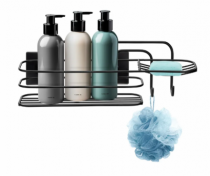 PORTA SHAMPOO C/ SABONETEIRA DUPLA FACE 3M - Distribuidora 12 de Outubro