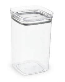 POTE HERMETICO 2,5 LTS QUADRADO C/TAMPA - Distribuidora 12 de Outubro