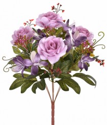 BQ ROSA CETIM X7 MISTO LAVANDA - Distribuidora 12 de Outubro