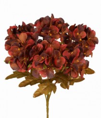 BQ HORTENSIA OUTONADO X6 VERMELHO - Distribuidora 12 de Outubro