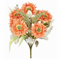 BQ GERBERA X7 LARANJA OUTONO - Distribuidora 12 de Outubro