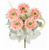 BQ GERBERA X7 ROSA OUTONO - Distribuidora 12 de Outubro