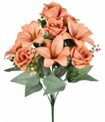 BQ MISTO ROSA E LIRIO X12 MARRON - Distribuidora 12 de Outubro