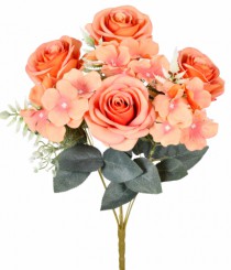 BQ MISTO ROSA E HORTENSIA X7 LARANJA - Distribuidora 12 de Outubro