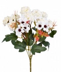 BQ MISTO CRISANTEMO E MARGARIDA X5 CREME - Distribuidora 12 de Outubro