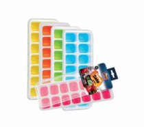 FORMA DE GELO PLASTICA COM TAMPA - Distribuidora 12 de Outubro