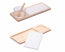 CJ 4 PECAS PETISQUEIRA DE VIDRO COM COLHER E - Distribuidora 12 de Outubro