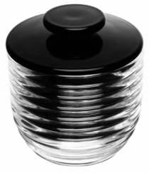 MANTEIGUEIRA FRANCESA DE VIDRO COLMEIA PRETA - Distribuidora 12 de Outubro