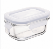 POTE HERMETICO COM TAMPA RETANGULAR 120ML - Distribuidora 12 de Outubro