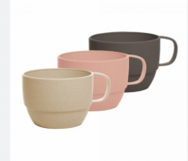 CANECA LINES 360ML SORTIDA PP E BAMBU - Distribuidora 12 de Outubro