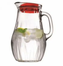 JARRA COM TAMPA ACRILICA VERMELHA PSB - Distribuidora 12 de Outubro