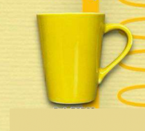 CANECA COPO 220ML EM AMARELO - Distribuidora 12 de Outubro