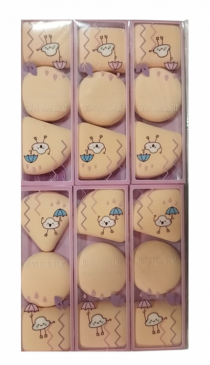 ESPONJA P/ MAQUIAGEM PCT C/ 12 - Distribuidora 12 de Outubro