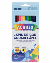 LAPIS DE COR AQUARELAVEL C/12 PCT C/ 12 - Distribuidora 12 de Outubro