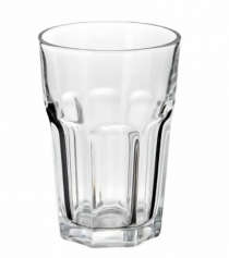 COPO FACETADO VIDRO 400ML - Distribuidora 12 de Outubro